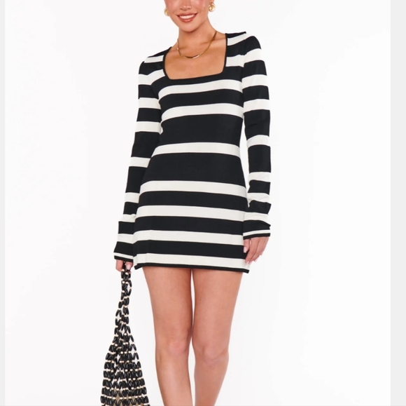 NWT Show Me Your MuMu Erika Knit Mini Dress. Small - Picture 1 of 12